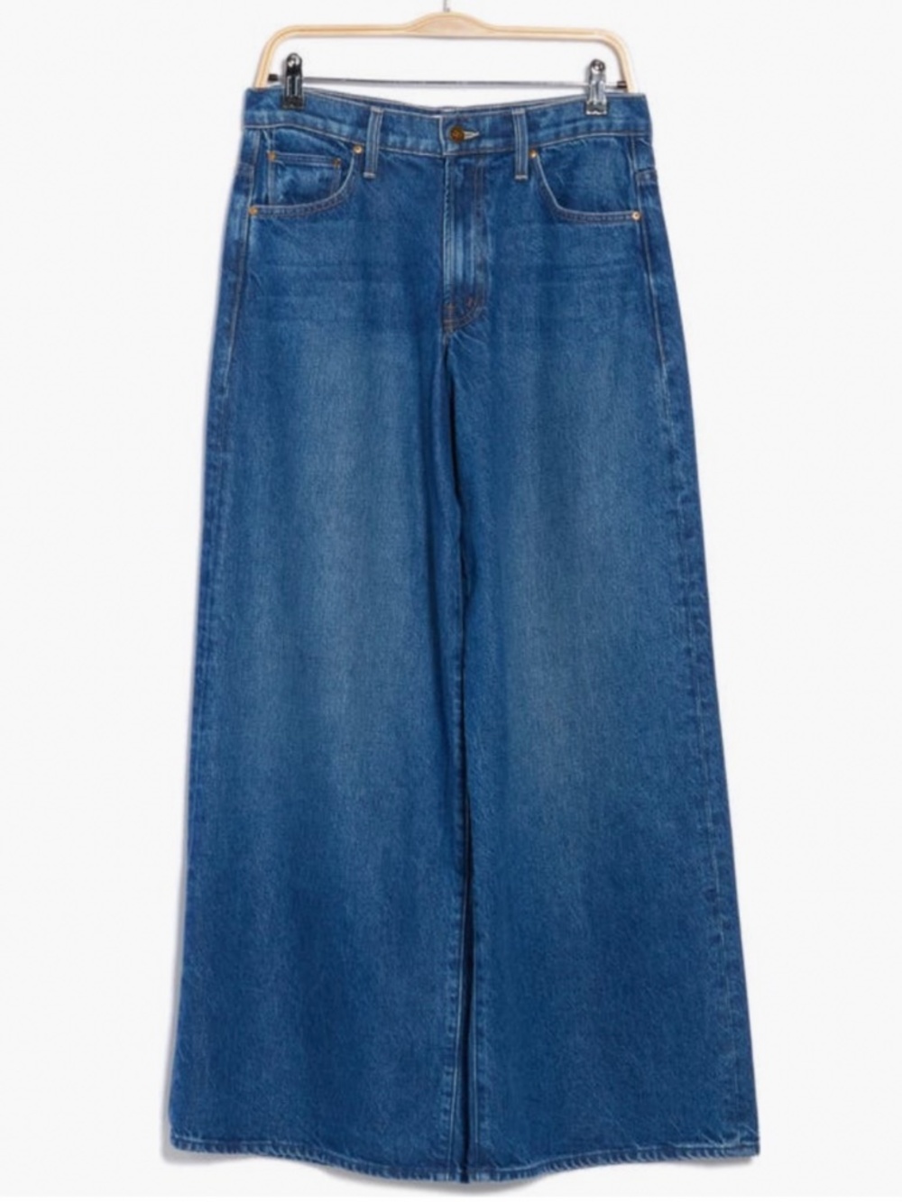 MOTHER The Rigatoni Sneak Wide Leg Jeans Yes Chef SZ 32